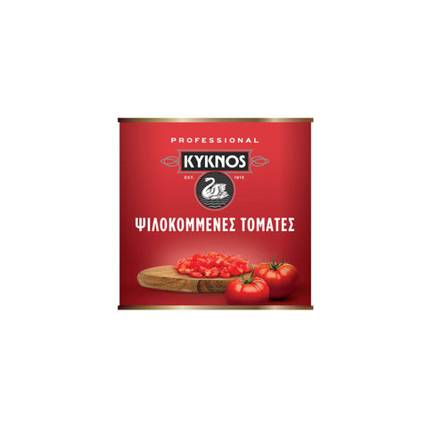 KYKNOS  Τομάτες Ψιλοκομμένες 2,5 kg.