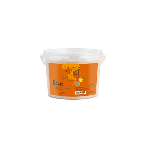 Mamma Greca Αλάτι Μεσολογγίου Καπνιστό με Λεμόνι 2,5 kg.
